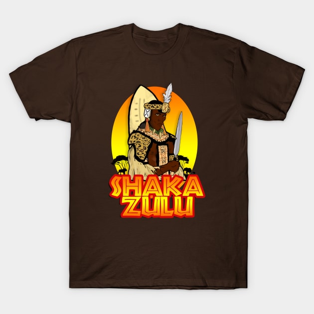 Shaka Zulu T-Shirt by Corecustom